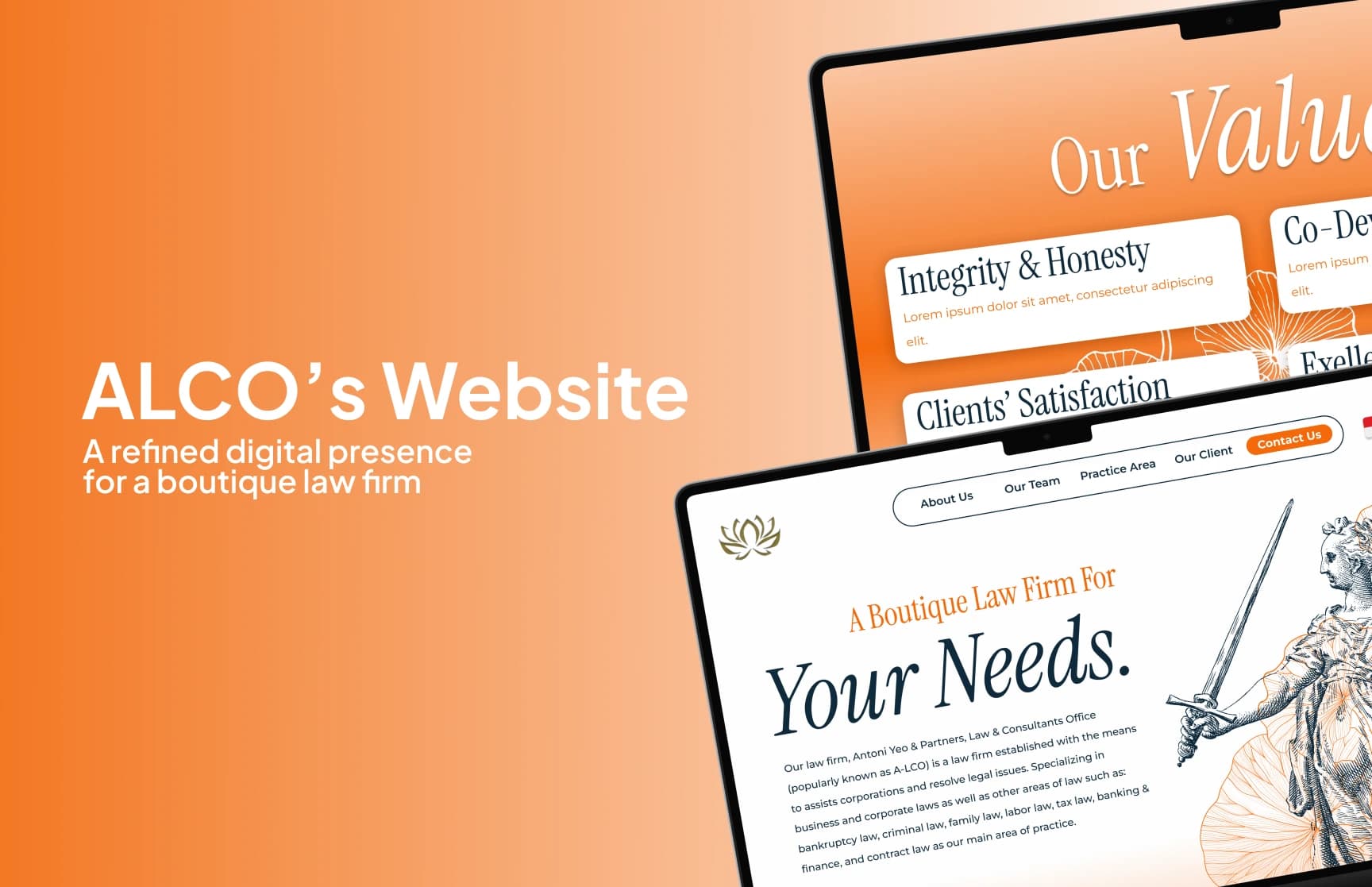 ALCO's Website project preview